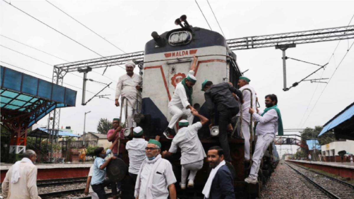 Farmers Rail Roko Andolan