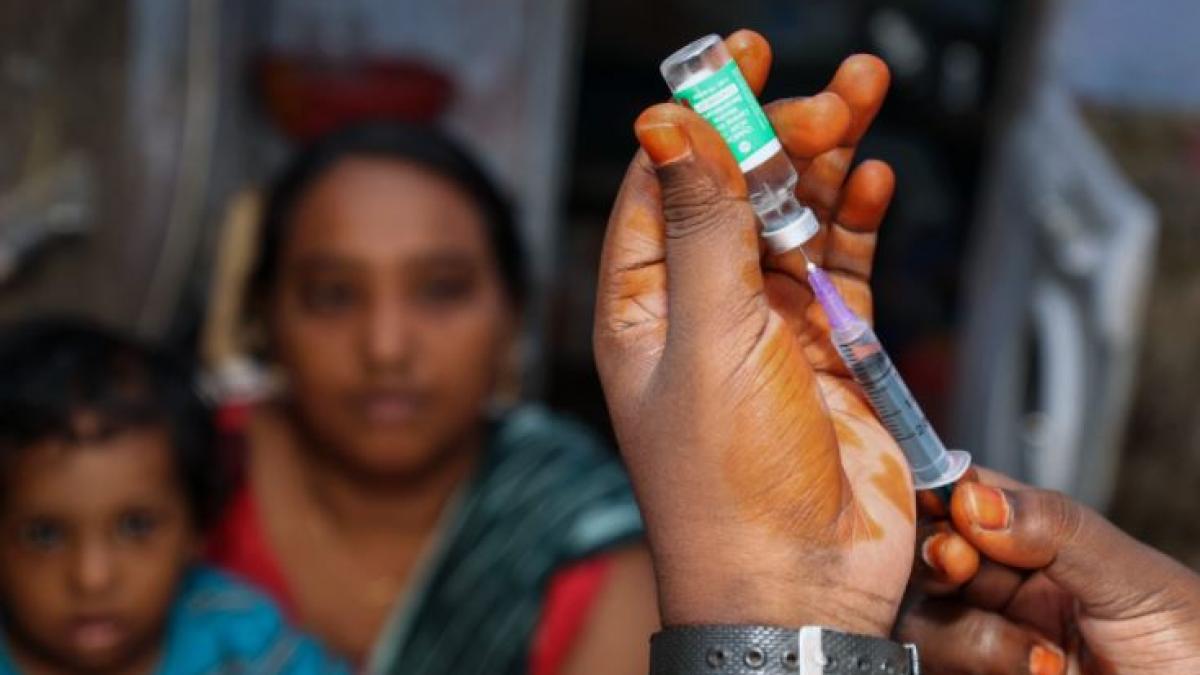 Covid  jabs landmark