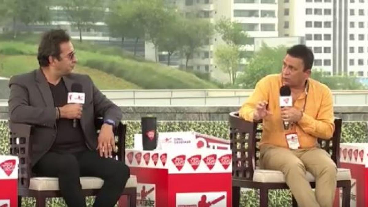 Wasim Akram-Sunil Gavaskar