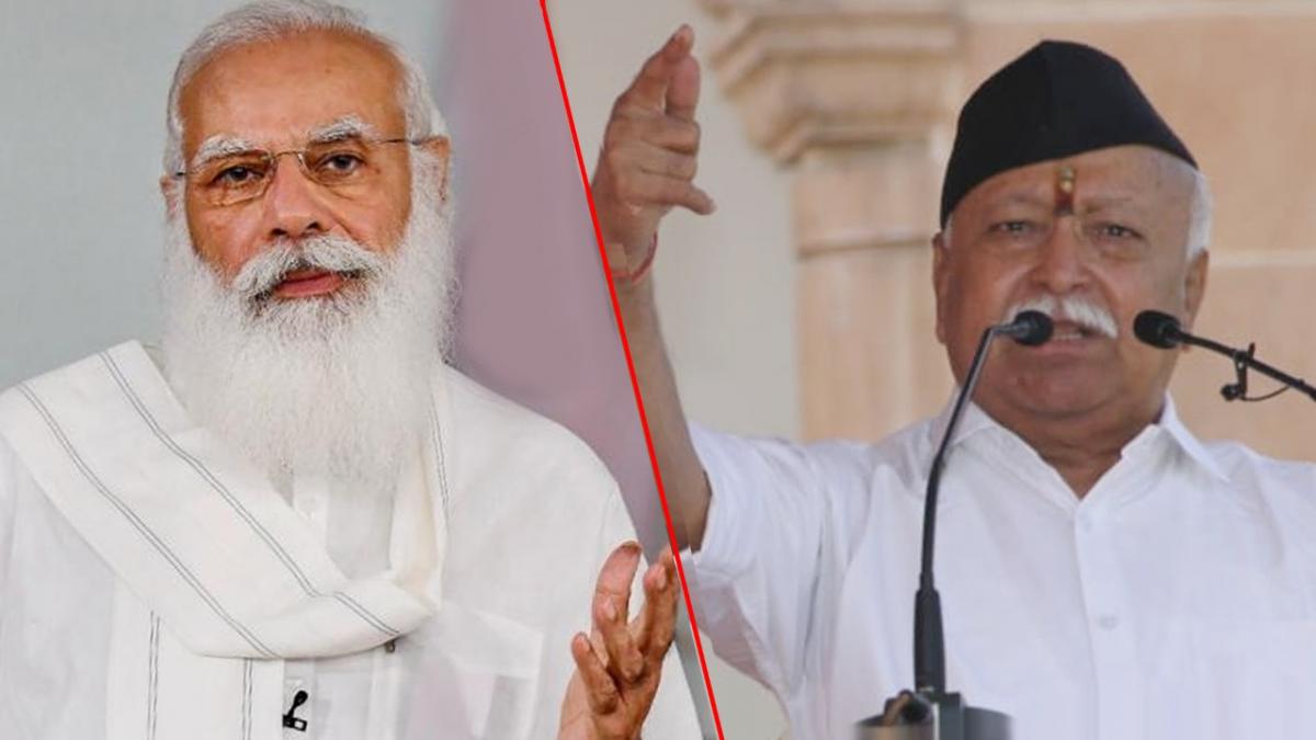 PM Modi and RSS chief Mohan Bhagwat