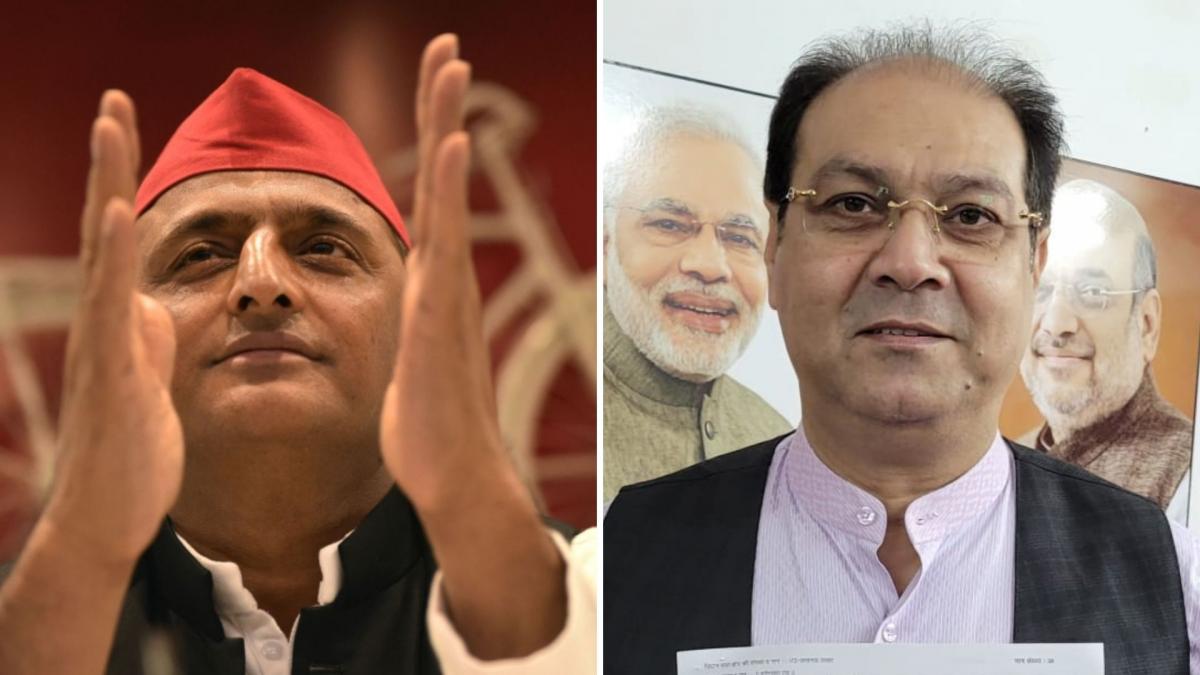 Akhilesh Yadav/ Mohsin Raza (Credit-PTI/ Twitter)