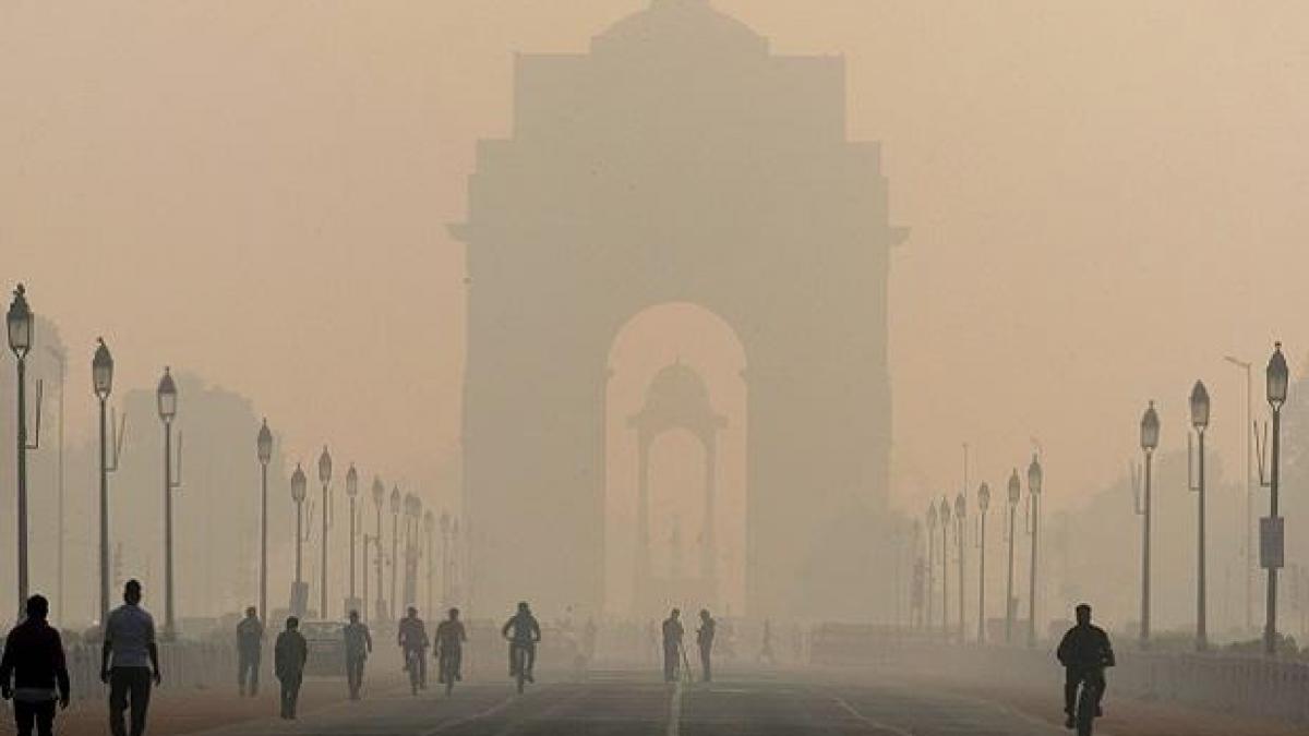 Severe pollution in Delhi