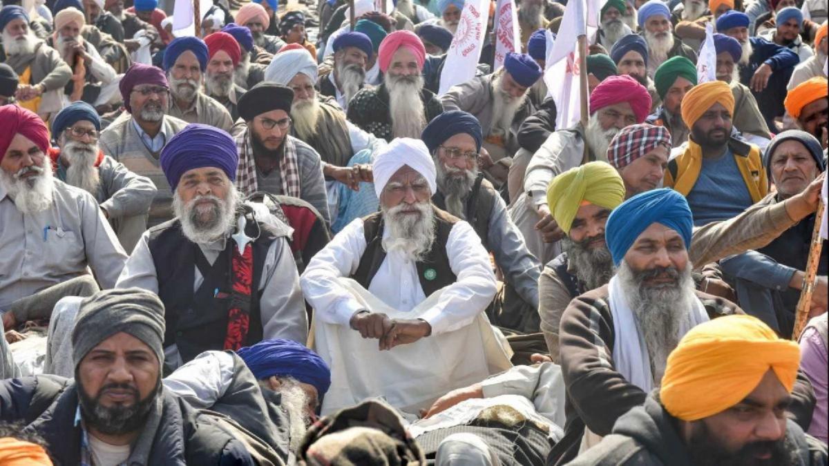Farmers on protest