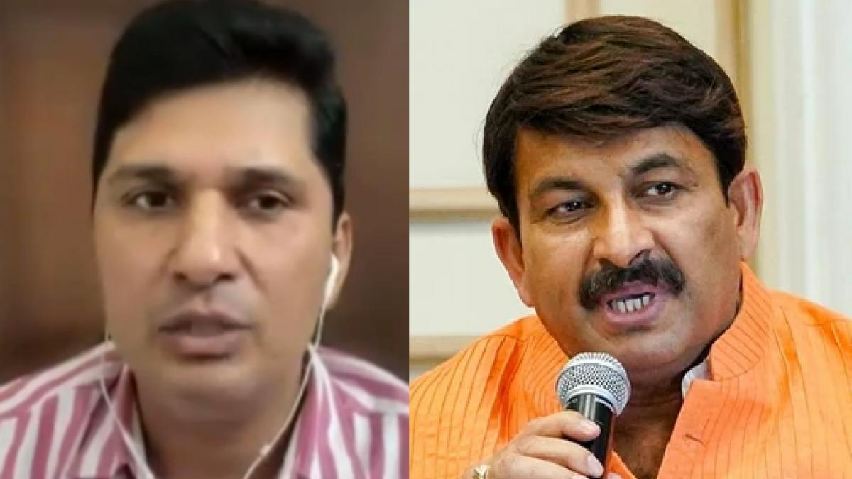 Saurabh Bharadwaj and BJP MP Manoj Tiwari