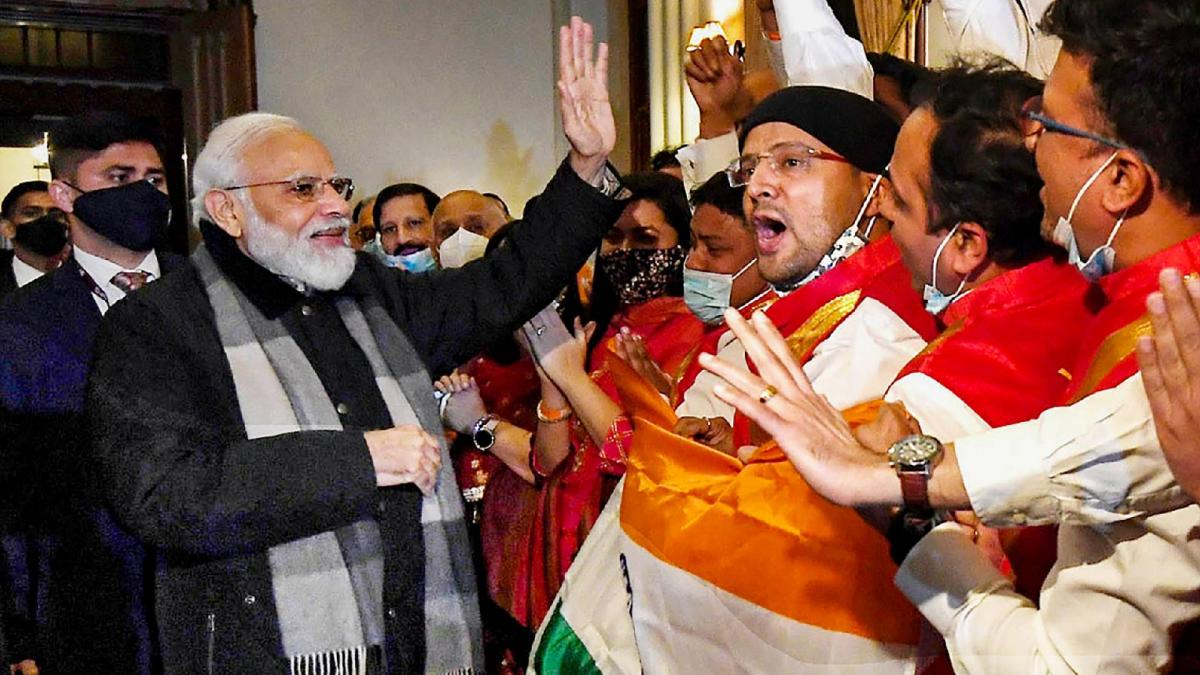 "मोदी है भारत का गहना..." Glasgow में PM के लिए भारतीय समुदाय ने गाया गाना