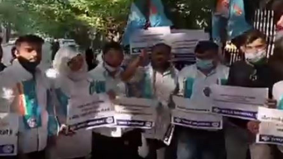 Congress protest against Kangana Ranaut