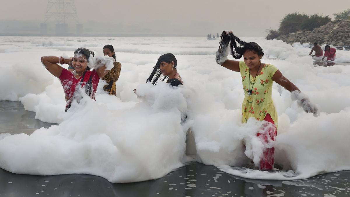 Pollution in Yamuna river