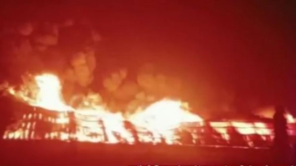 Fire breaks out in godown in Neemrana area of Alwar