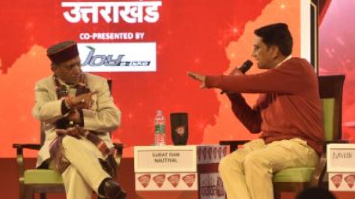 BJP leader Suraj Ram Nautiyal and Aam Aadmi Party leader Naveen