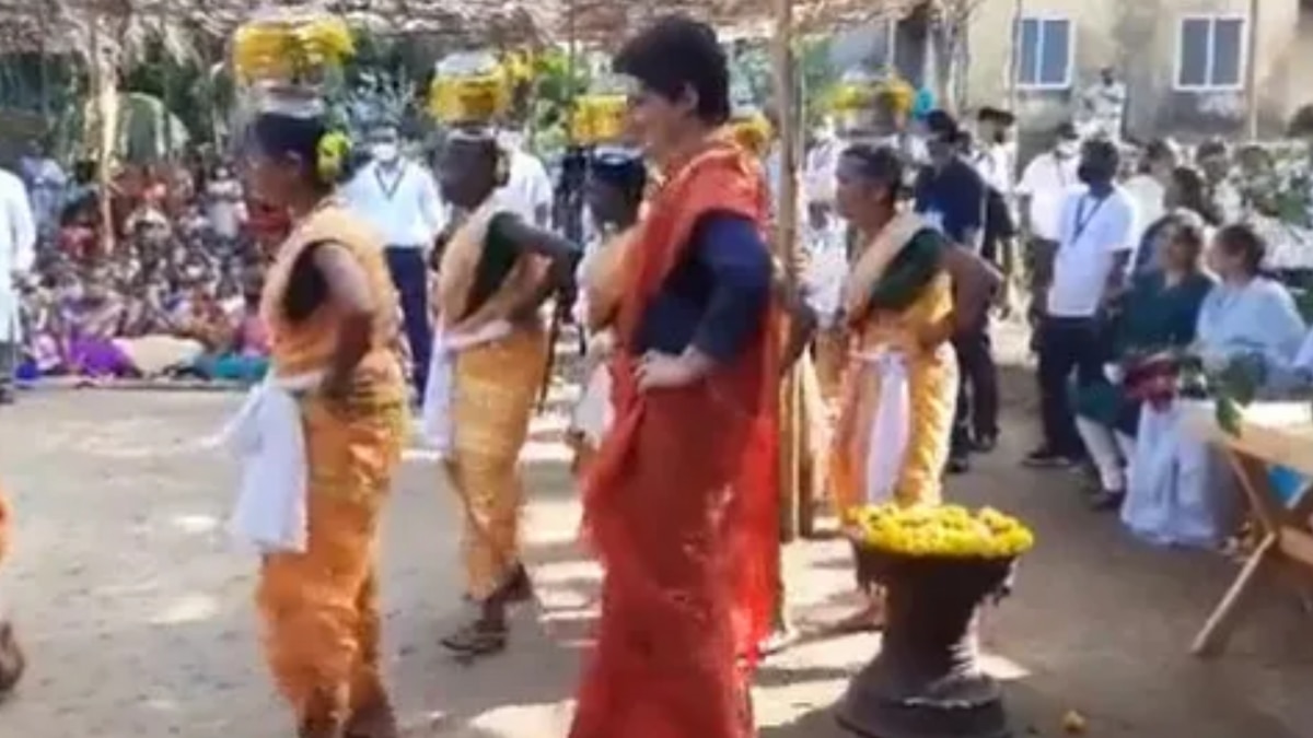 Congress leader Priyanka Gandhi on Goa tour