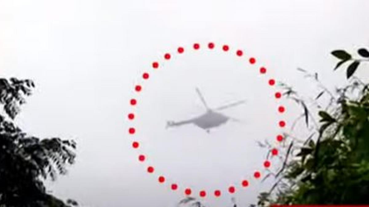 Final moments of chopper in air before crash near Coonoor