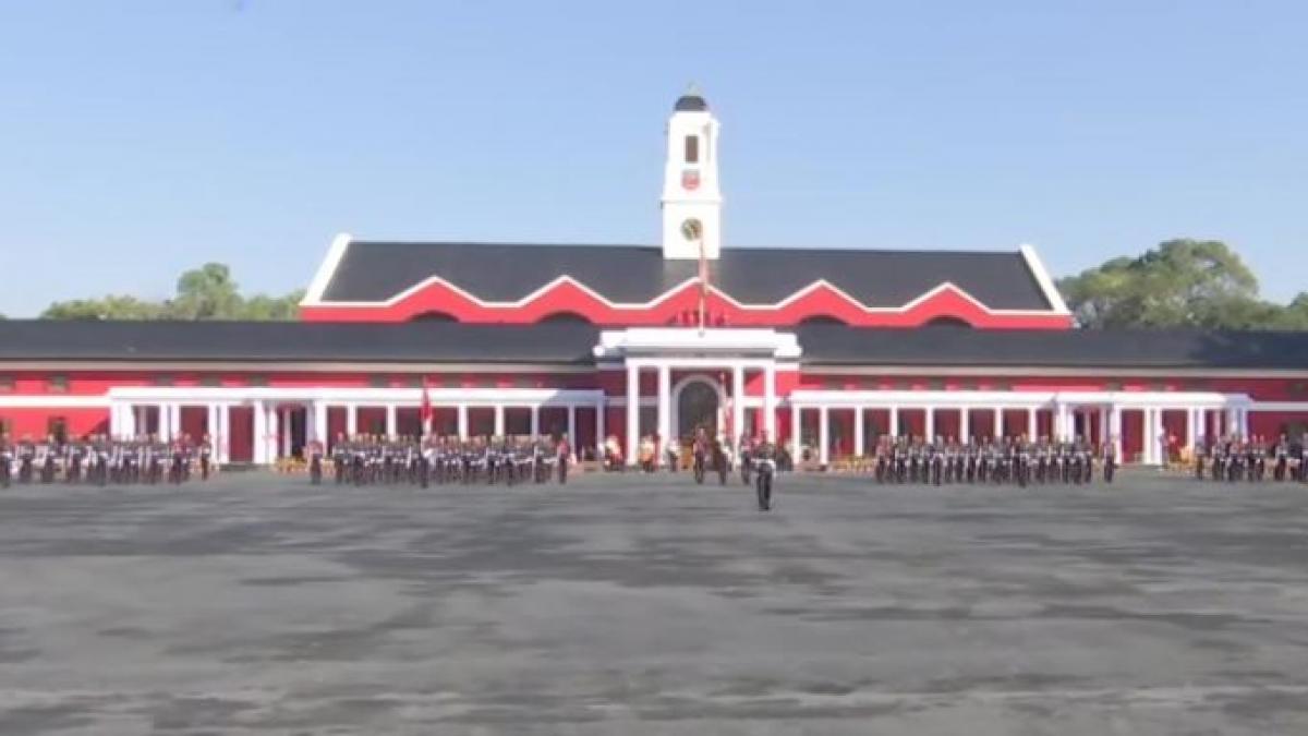 IMA passing out parade in Dehradun