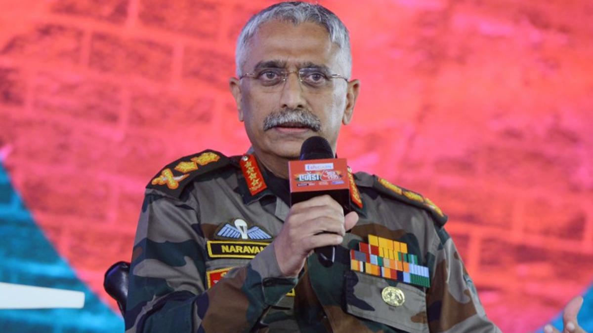 General MM Naravane in Agenda Aaj Tak 