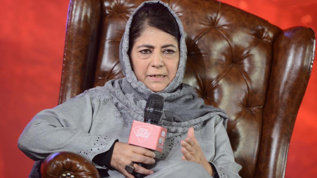 Mehbooba Mufti in Agenda Aaj Tak 2021