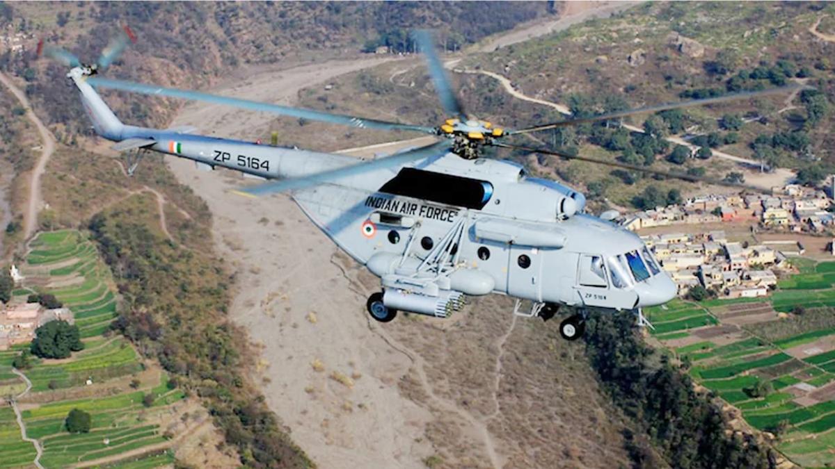 Mi-17V5 helicopter that crashed with CDS Gen Bipin Rawat onboard