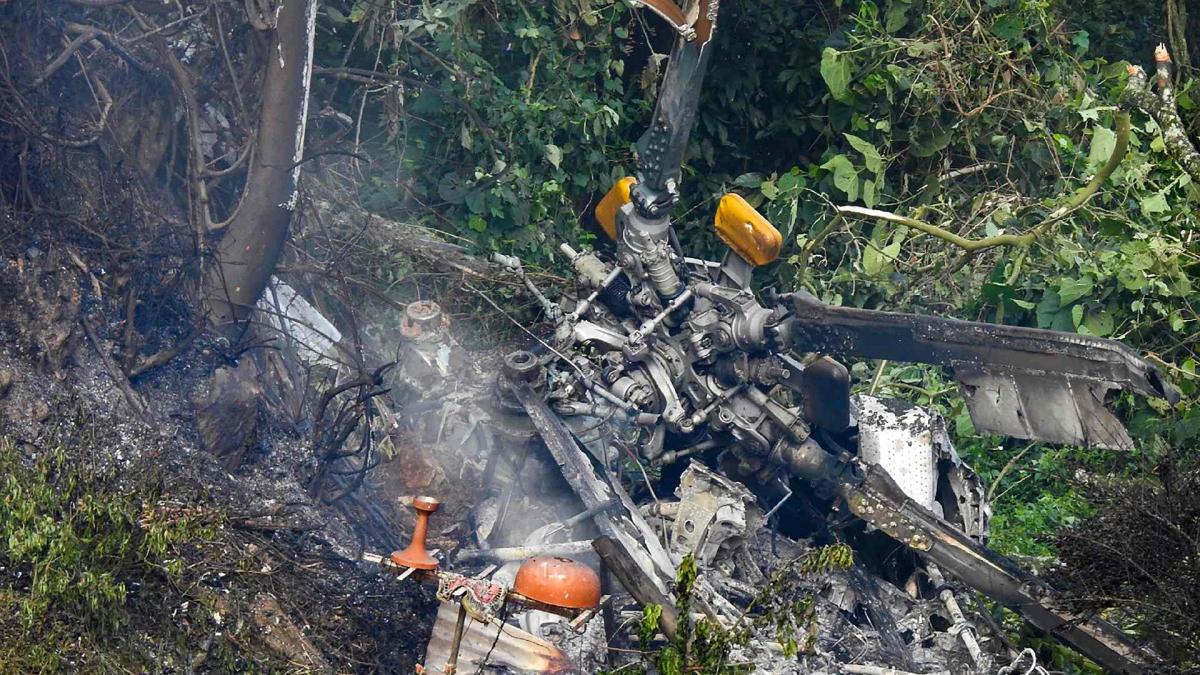 CDS Bipin Rawat's MI-17V5 helicopter crashed
