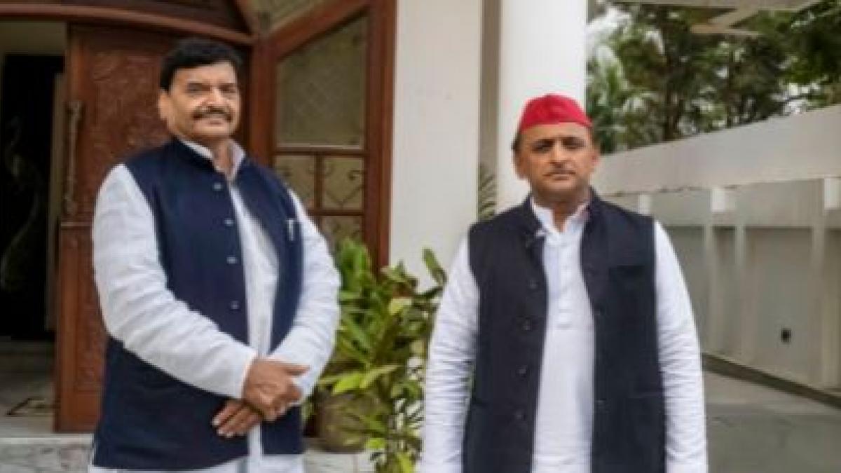 Shivpal Yadav and Akhilesh Yadav