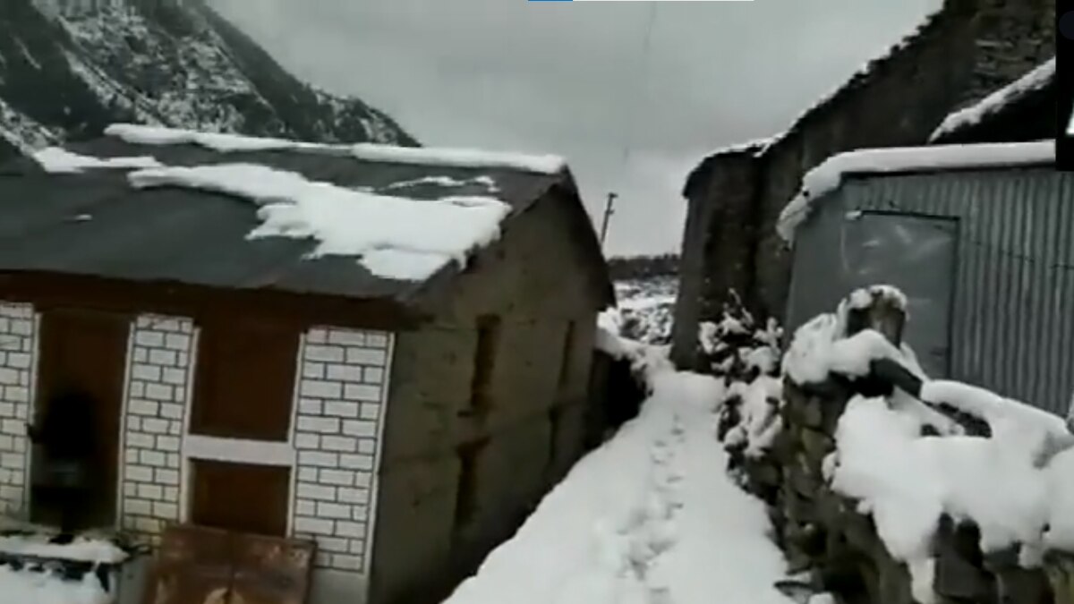 Uttarakhand snowfall