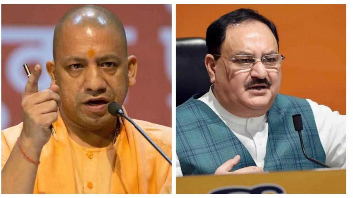 Yogi Aditya Nath And JP Nadda