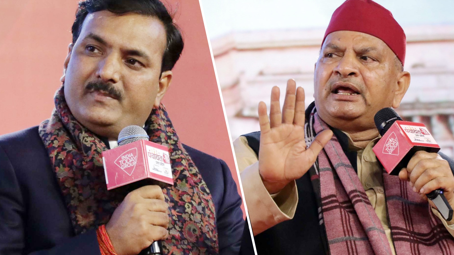 BJP leader Satish Trivedi SP Vs UP President Naresh Uttam Patel 