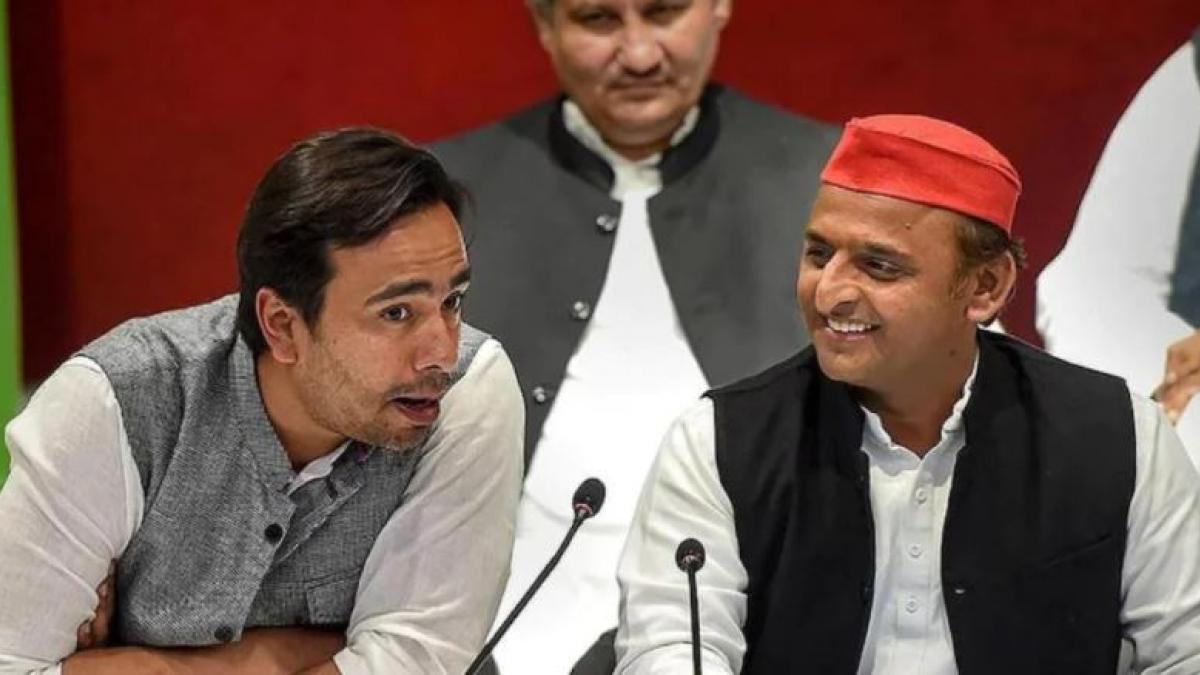 Akhilesh Yadav and Jayant Chaudhary