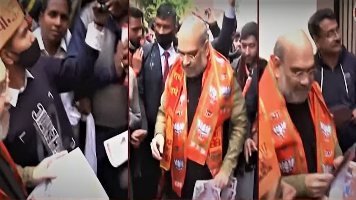 Amit Shah in Kairana for door to door campaign