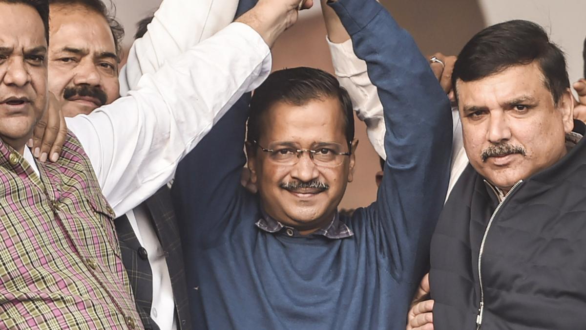 Arvind Kejriwal in lucknow