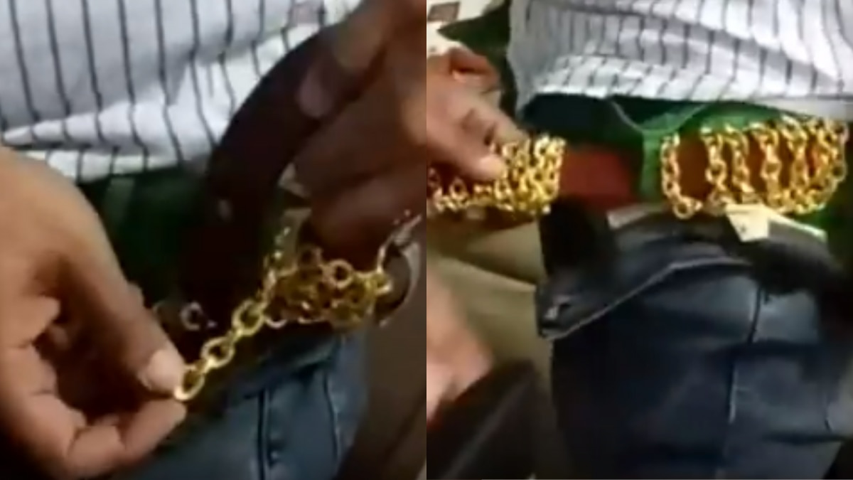 Gold seized in Delhi Airport