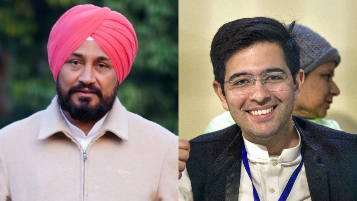 Punjab CM Charanjit Singh Channi face off with AAP Minister Raghav Chadda 