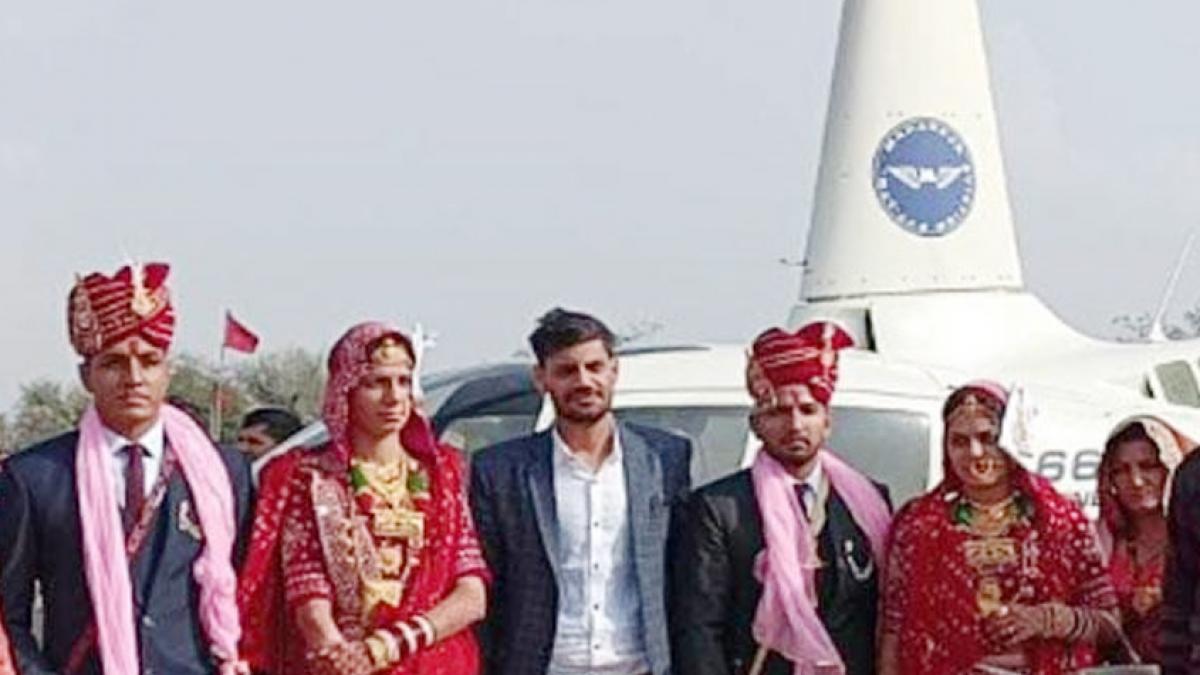 farewell in helicopter