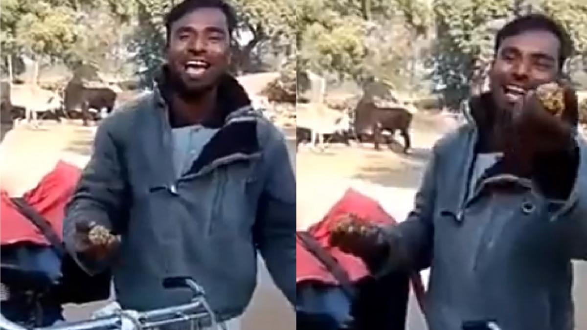 Social Media पर छाया लड्डू बेचने वाले शख्स का अनोखा अंदाज, आपने देखा क्या?