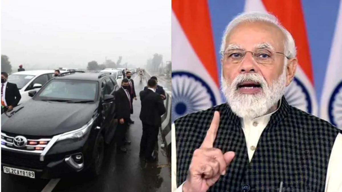 PM Modi security breach 