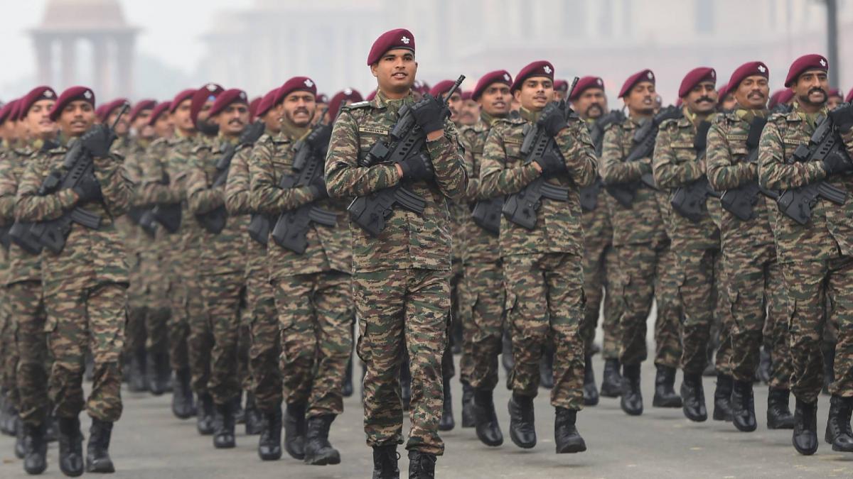 Republic Day parade reharsal 