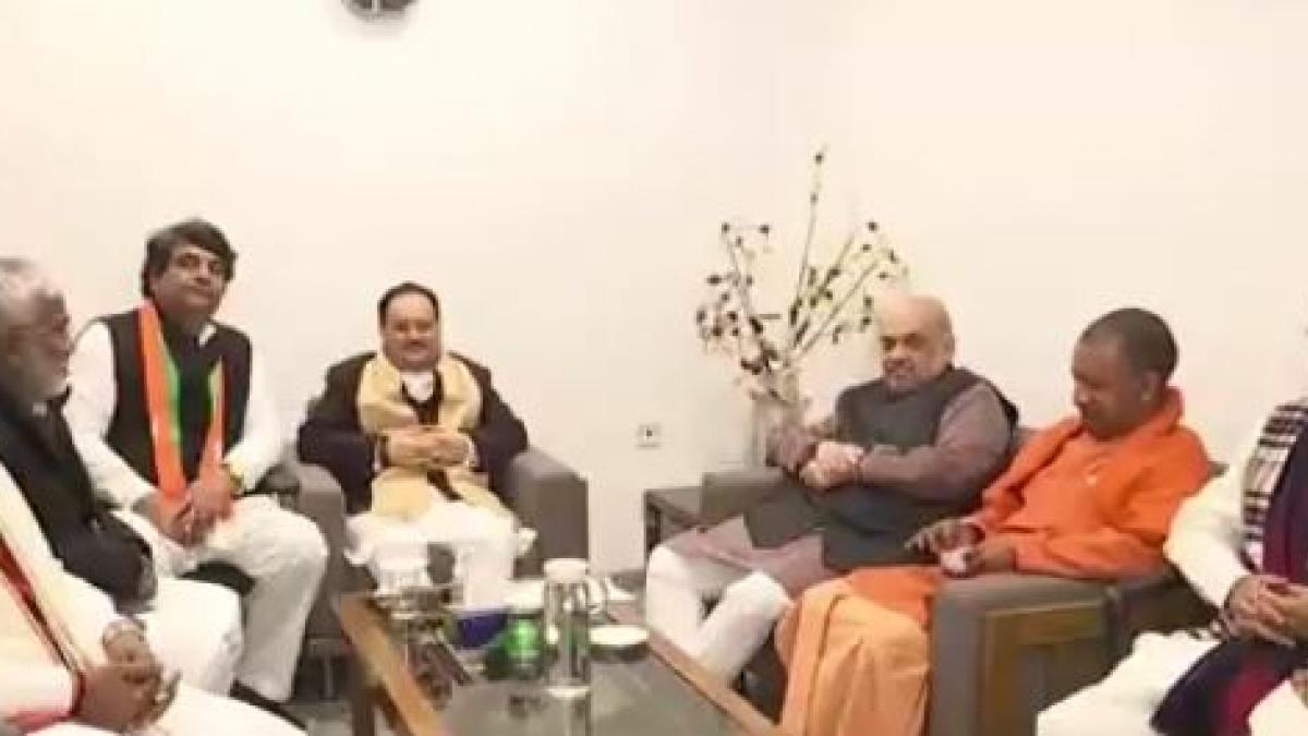 RPN Singh meeting with Amit Shah and JP Nadda