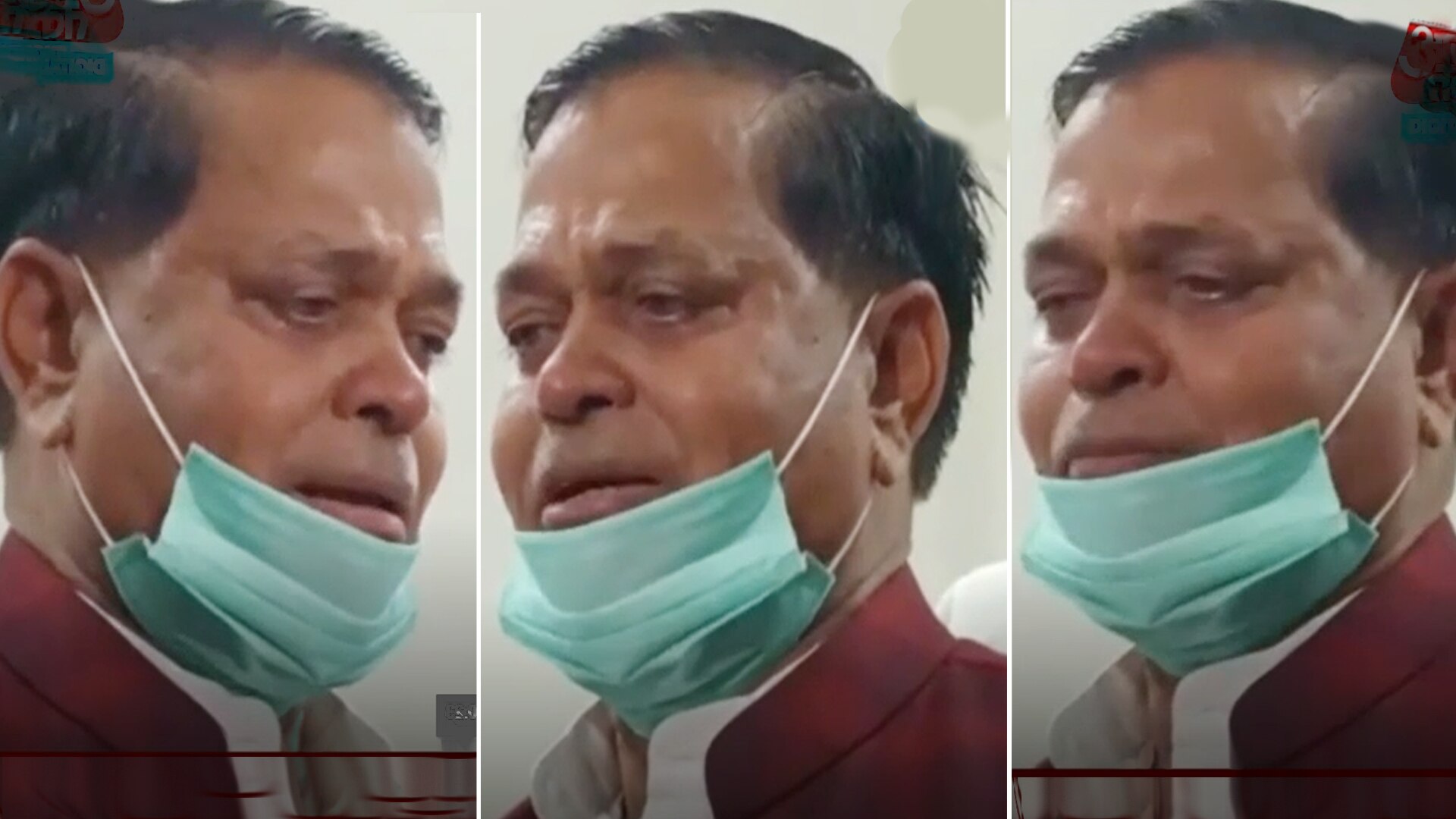 SK Sharma Cries over ticket