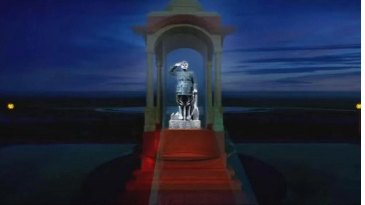 Hologram statue of Netaji