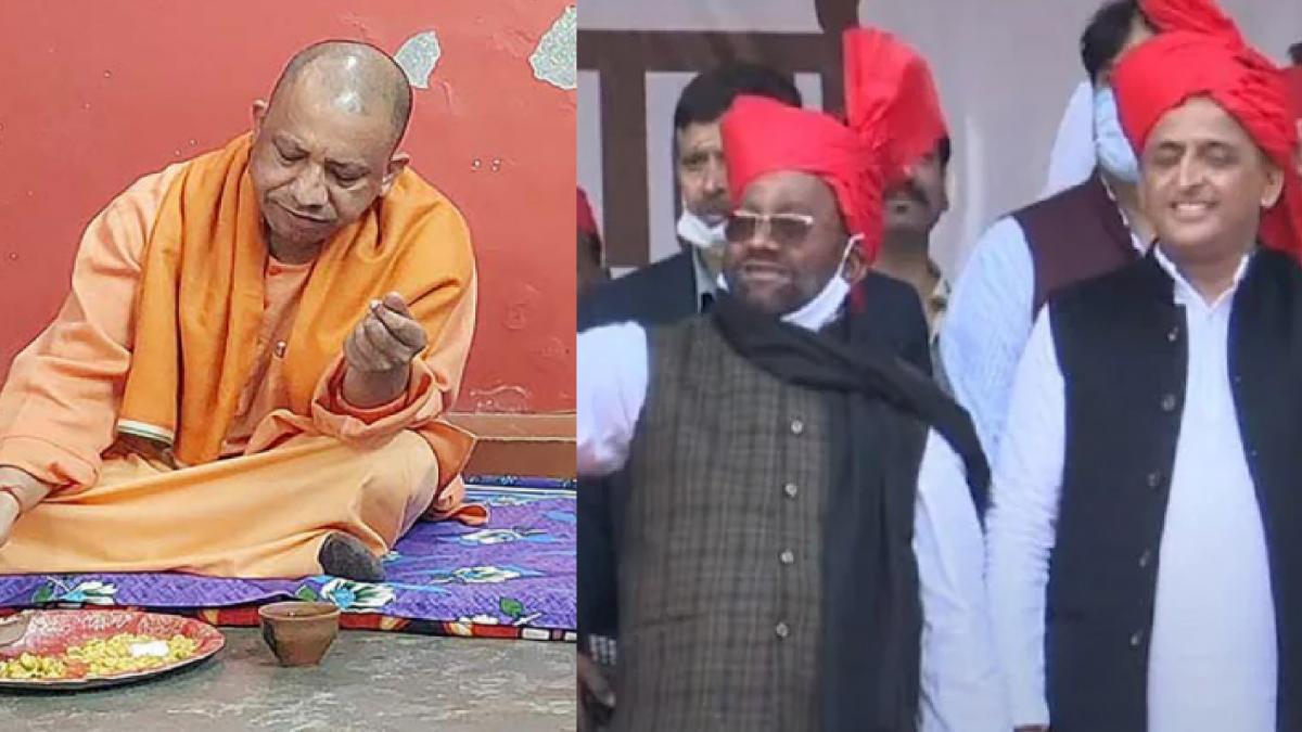 UP Chunav 2022: दलित के घर योगी, SP के मंच पर बागी नेता! देखें यूपी में माहौल क्या