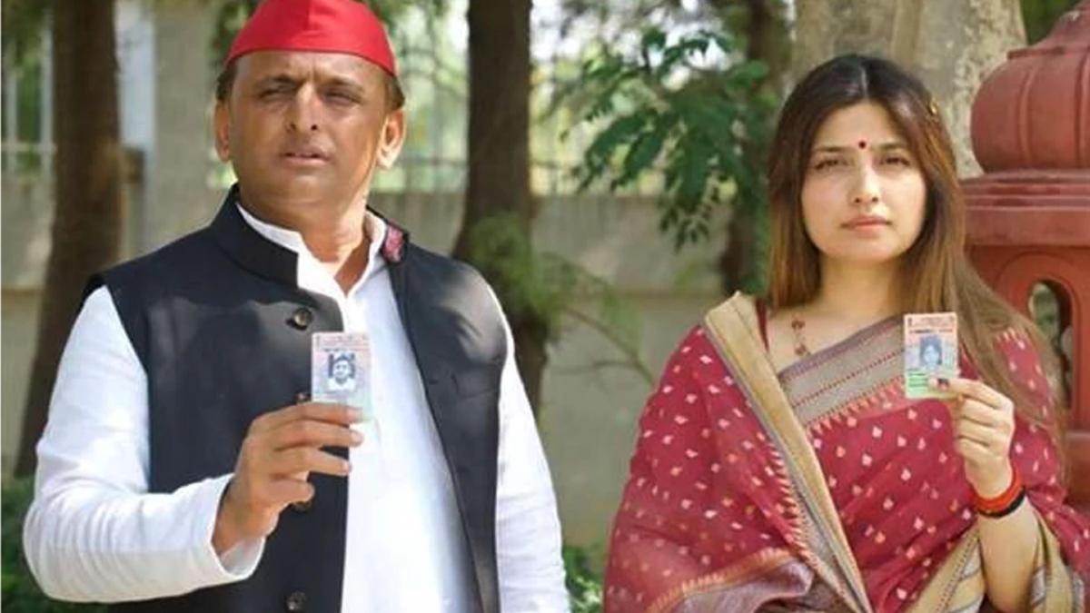 Akhilesh and Dimple Yadav