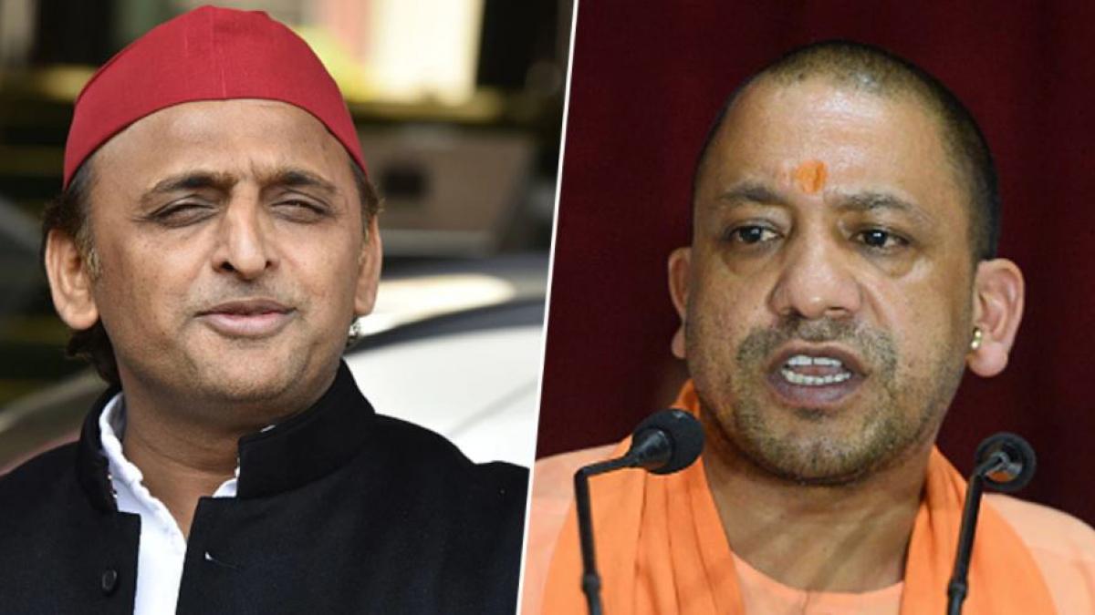Akhilesh Yadav and Yogi Adityanath