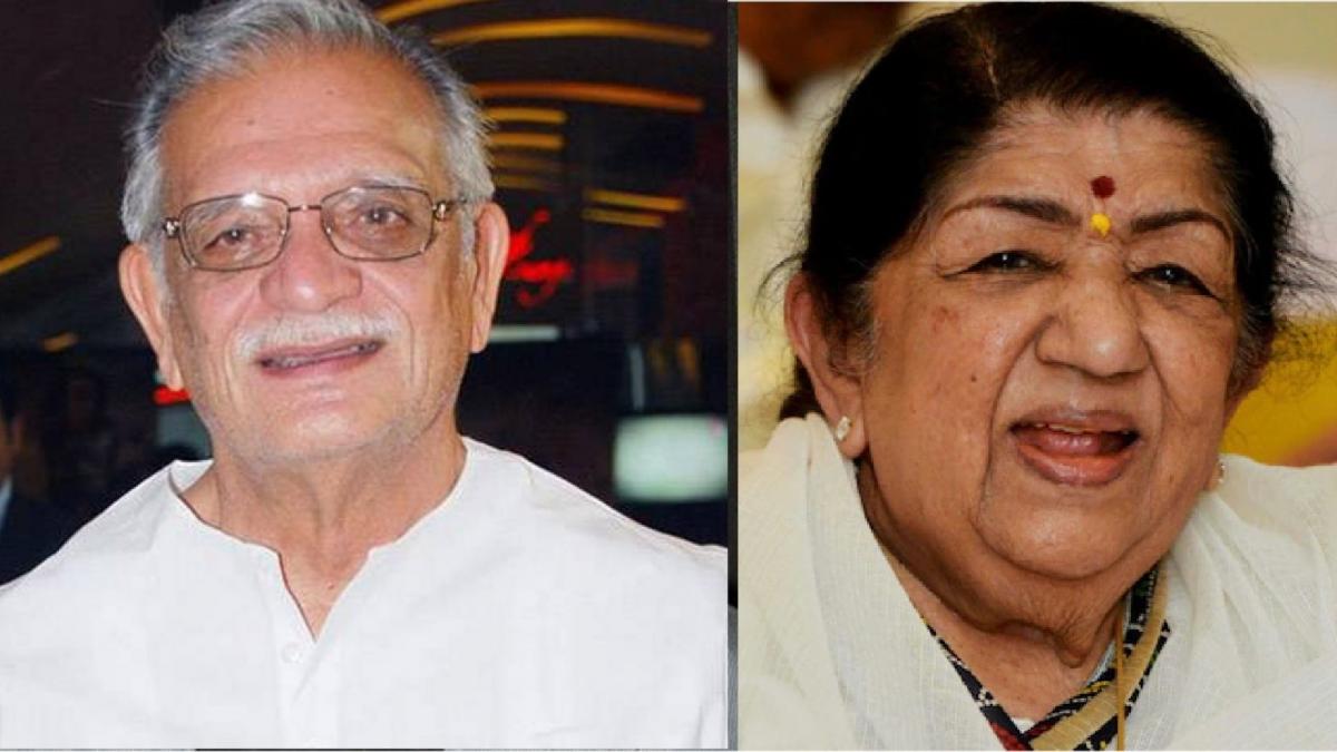 Lata Mangeshkar and Gulzar