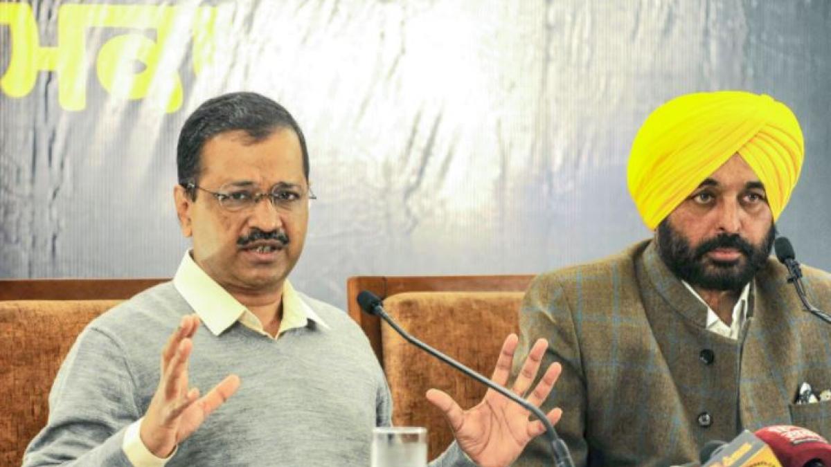 Arvind Kejriwal and Bhagwant Mann