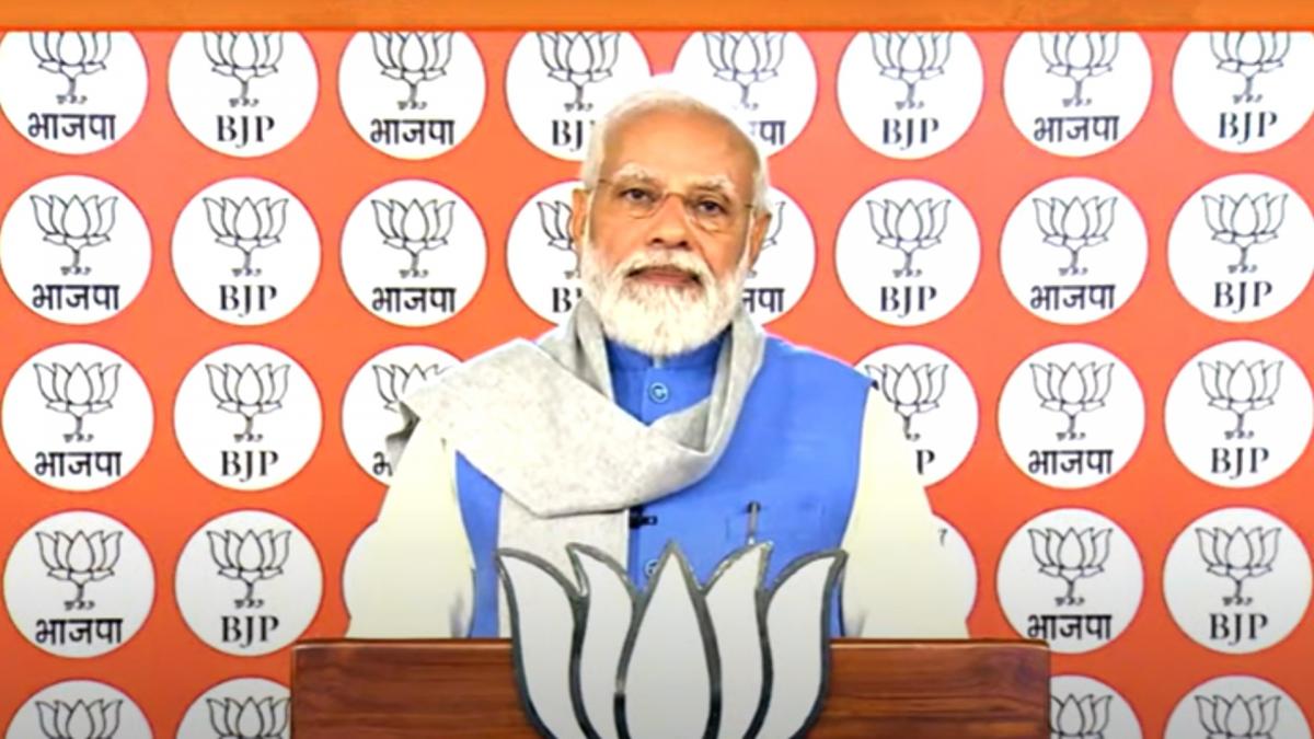 PM Modi virtual address