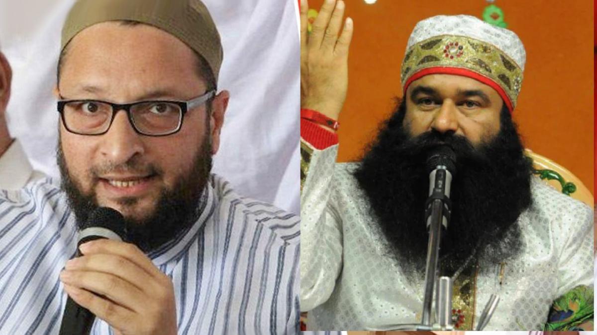 Attack on Owaisi and release of Ram Rahim