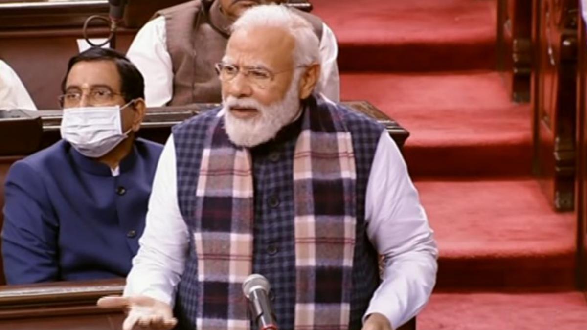 PM Modi Rajya Sabha