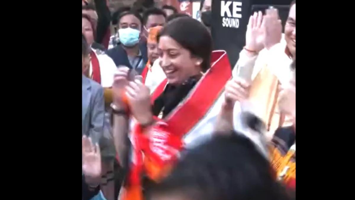 Smriti Irani Dance Video