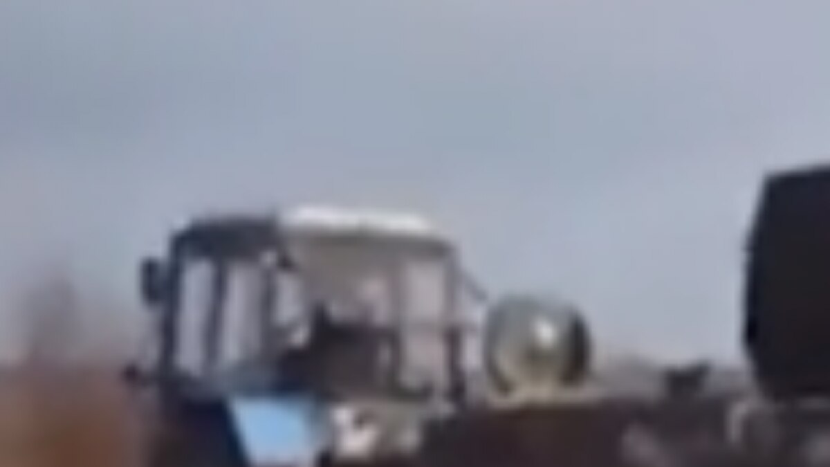 Ukrainian farmer stole Russian tank