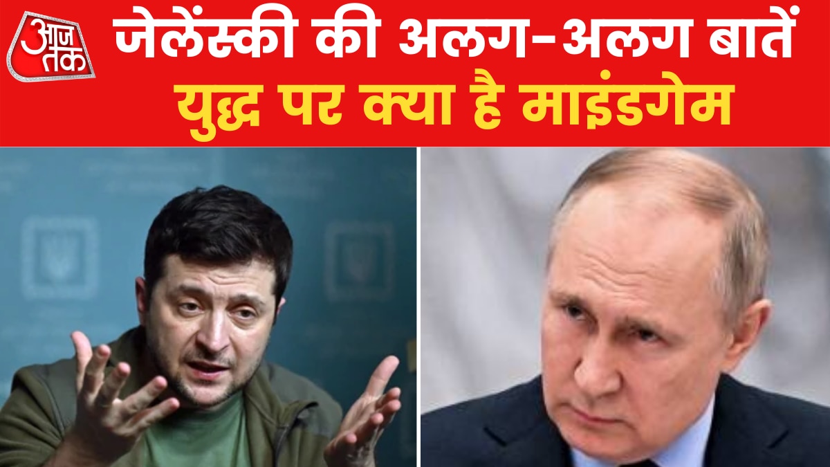 Volodymyr Zelenskyy and Putin
