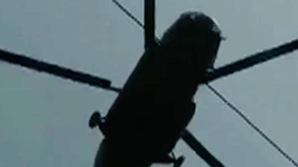 deoghar Accident Food being delivered by drone rescue amidst strong wind MMT