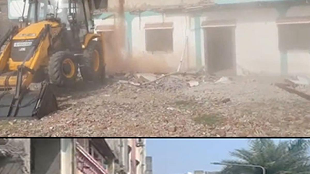 Bulldozer Action In Surat