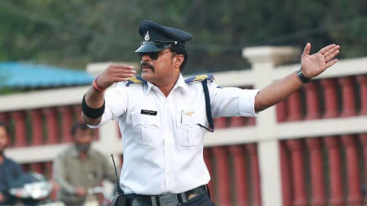 Moon Walk traffic police